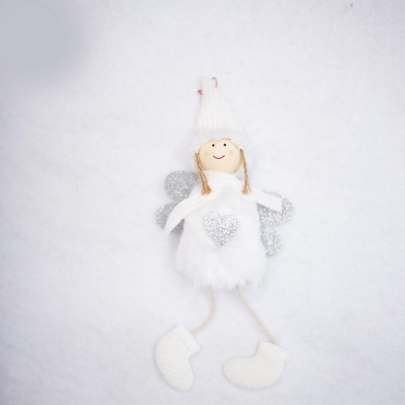 

Adorable Christmas Angel Plush Doll Pendant With Charming Creative Design 10*20cm