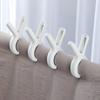 Alfileres para secar ropa, clips de plástico resistentes al viento y sin rastro, clips domésticos para fijar edredones, paquete de 3