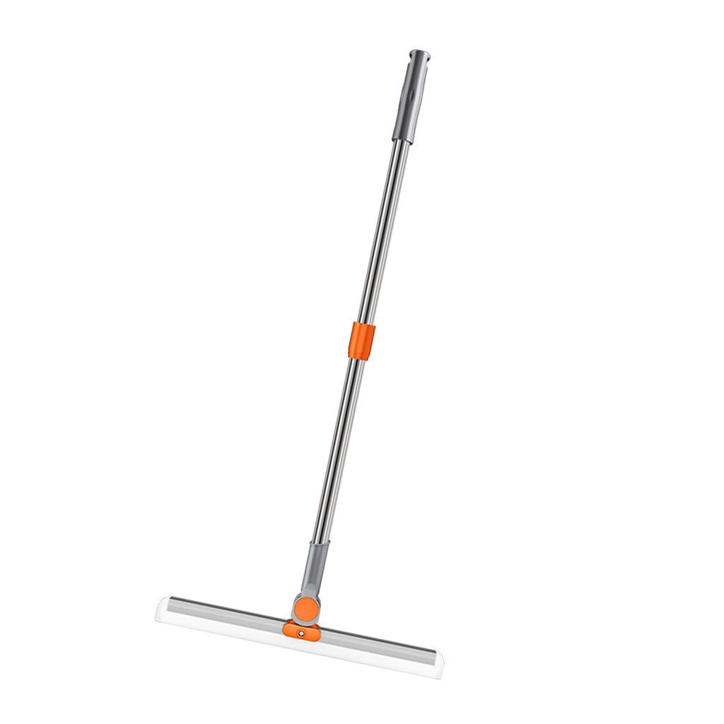 Floor Squeegee Broom Multifunction Long Telescopic Handle Floor Squeegee Scrubber for Shower
