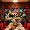 Happy New Year Theme Party Background Banner New Year Celebrate Family Party Decoration Photo Background Decoration