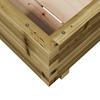 Plant Pot 40x40x26.5 Cm Pressure Treated Pine Wood