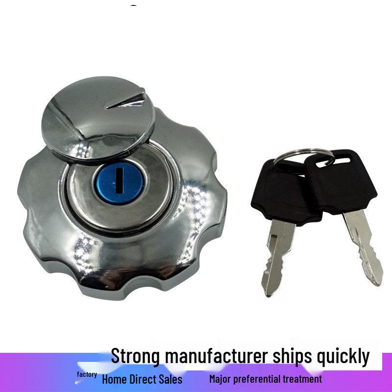 

CG125 Motorcycle Electric Vehicle Modified Accessories: Fuel Tank Cap, Cover, Throttle Lock, & Door Lock.