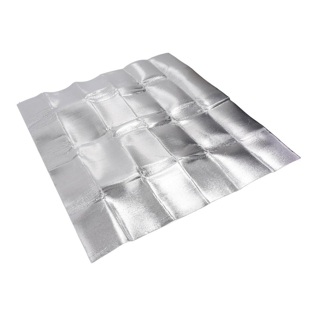 Attic Fan Seal Cover PE and Aluminum Efficient Insulation Film Dustproof Attic Vent Insulation Cover for Home 129x129cm