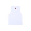Li Ning Elite Series 23-24 Season Shenzhen Marco Polo Team Solid Color Comfortable Print Sleeveless T-Shirt Men T-Shirt White AVST159-2
