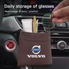 Fcvdz6 Car Key Bag Leather Mini Coin Purse Card Bag Storage Pouch For Volvo ES90 EC40 EX40 EM90 XC90 V90 V60 XC60 V40 S80 S60 S90 C40