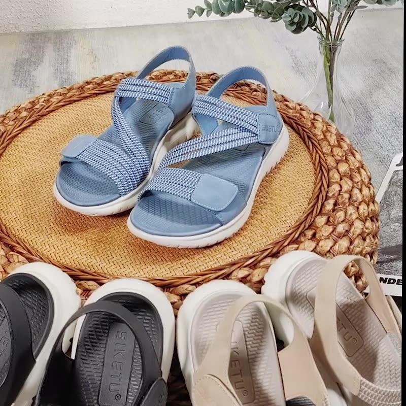 Sandale Noi de Vară 2025 Pentru Femei Stil Sportiv Lejer Sandale Confortabile din Cauciuc Mărimi Mari Respirabile Casual și Versatile