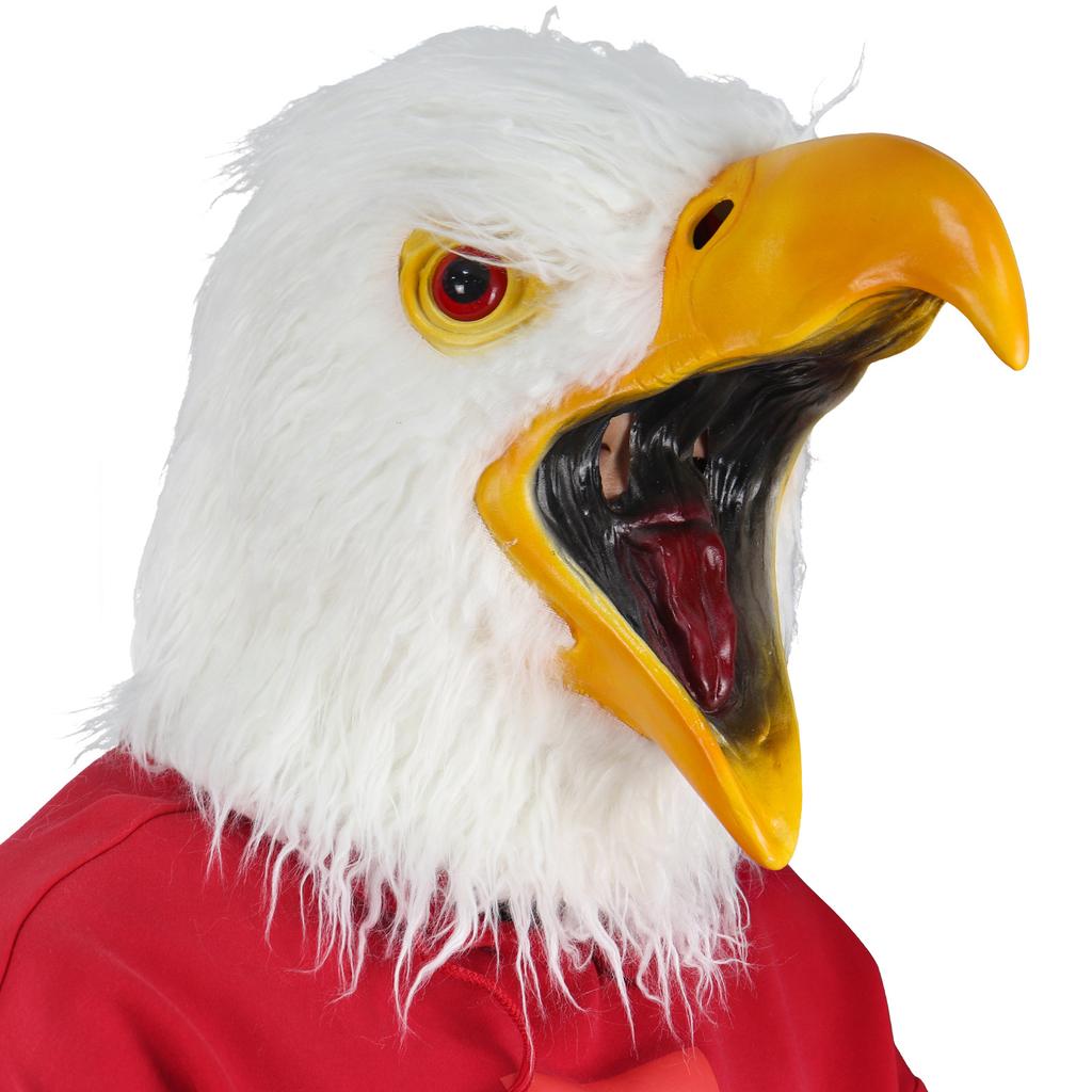 Hot-selling eagle mask, animal mask, Halloween eagle mask, American national bird white-headed eagle mask