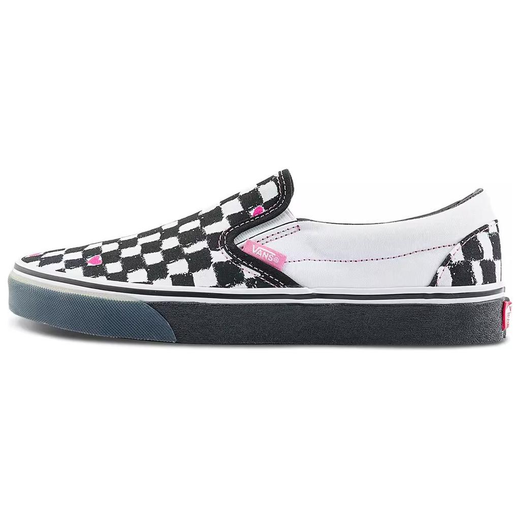 Vans The Museum Visitor X Slip-On Casual Comfortable Durable Low-Top Skate Shoes Unisex Sneakers Black White VN000CT5BPA