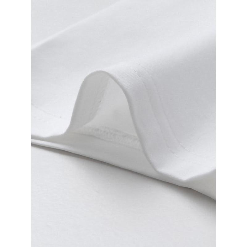 European sizes Men's Soft Breathable Casual Short Sleeve T-Shirt Round Neck Summer & Year-Round Wear, Comfortable Everyday Essential Wear