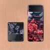Snowy Peach Blossom Tree in Front of the House Phone Case For Samsung Z Flip 6 7 5G Galaxy Z Flip 5 4 3 5G Cases Shockproof Hard