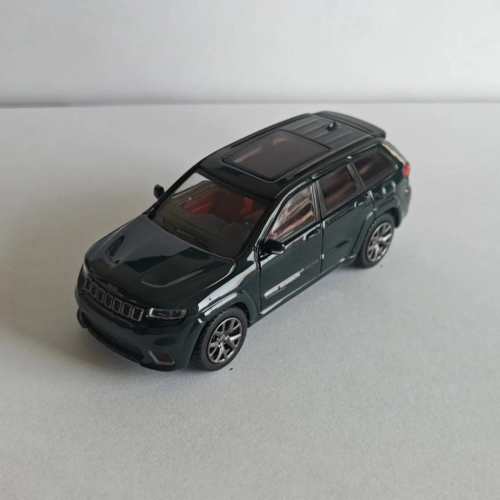 Masdi Smallcar 1/64 Jeep Grand Cherokee Trackhawk SUV Simulation Alloy Miniature Die-Cast Car Model Collection Ornament Toy Gift