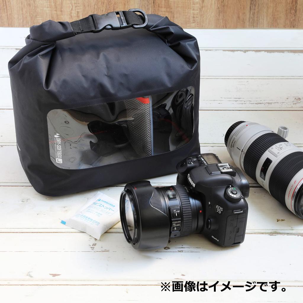 Hakuba Camera Case for Dry Black x with Inner Bag Moisture-Proof Softboxes, Large, Orange, AMZKDSBLBK, Anti-Mold