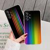 LGBT Rainbow Flag Gay Lesbian For Samsung Galaxy A55 Case A54 A52 A53 5G A15 A14 A13 A23 A51 A34 A35 A33 A32 A72 A71 Clear Cover