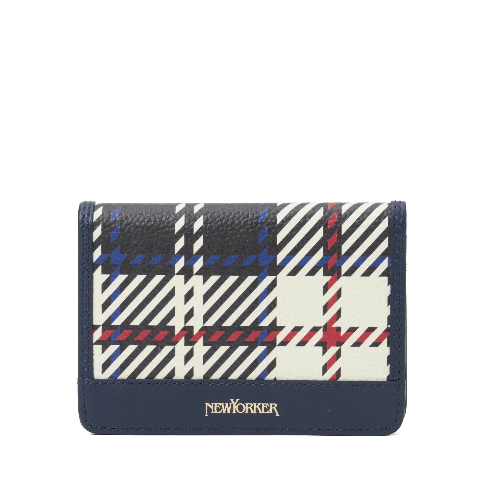 

New Yorker Accessories Pass Case, Maxi House Tartan, NYP971, Women s, Navy