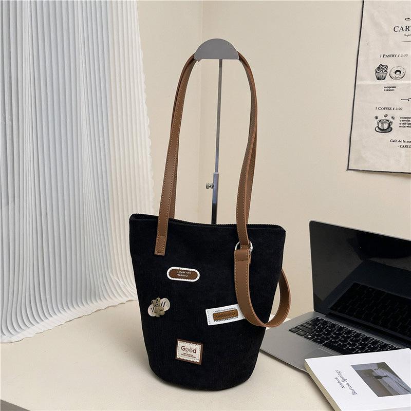 Модная ретро сумка-ведро женская большой вместимости новая сумка-мессенджер женская на плечо сумка-мессенджер сумка