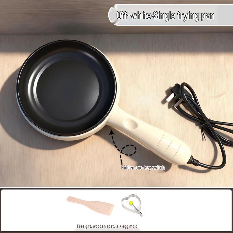 Mini Tigaie Electrică și Fierbător de Ouă: Aparat de gătit mic dejun multifuncțional, cu strat dublu