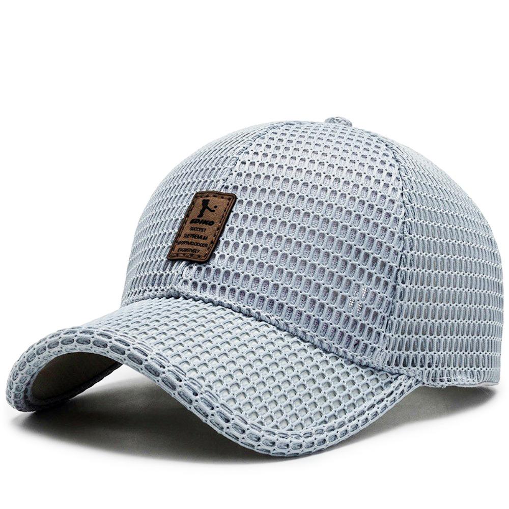 Adjustable Summer Baseball Cap Full Mesh Sunscreen Snapback Hats  For Man Women Unisex