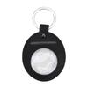 1Pc PU Leather Keychain Coin Holder Double Side Coin Display Case Medallion Sobriety Coin Recovery Chip Airtag Challenge Coin