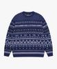 LMC Fair Isle Knit Sweater Navy