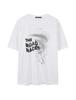 BUCKAROO Loose Fit Painting Road Lace T-Shirt Off White
