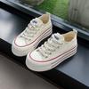 Fashionable Thick-soled Height-increasing Sneakers for Women, Spring/Autumn 2025 New Low-top Canvas Lace-up Casual Women's Shoes