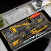 Custom Name excavator Theme Mouse Pad, Non Slip Rubber Base, Multifunctional Office & Home Decor, Perfect for Workspace Personalization.