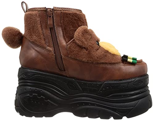 Yosuke Platform Shoes, 2601145, Women's, Brown Combination, Size 23.5 cm