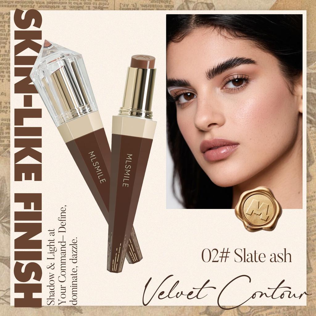 MLSMILE scepter beauty stick set, multi-functional brightening highlight three-dimensional modification facial contour stick