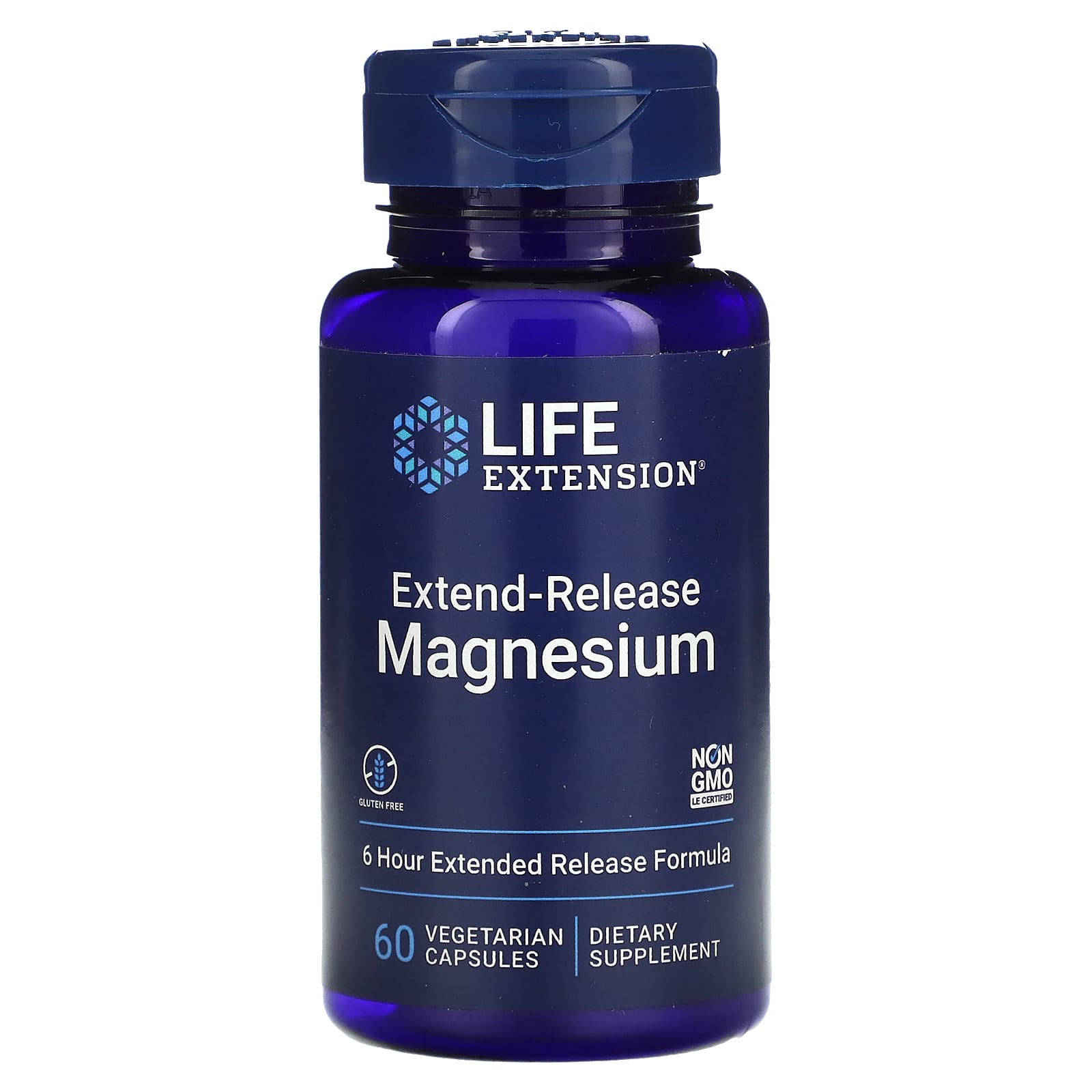 

Extended Release Magnesium, Veggie Capsules, 60 (250Mg per Capsule)