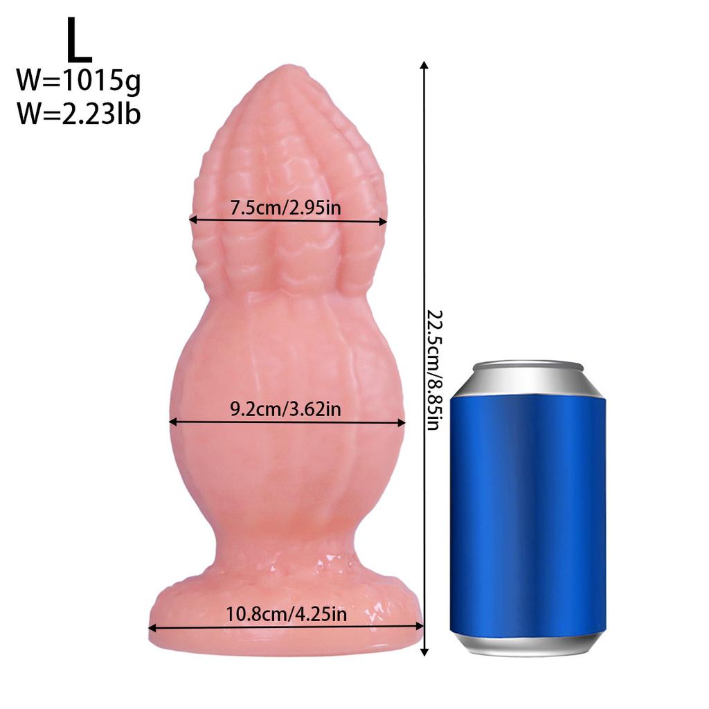 Extra Großer PVC Weicher Dildo Fisting Analplug Masturbator Saugfuß Analdilatator Erwachsenen Sexspielzeug Großer Schwanz Strap-on Penis