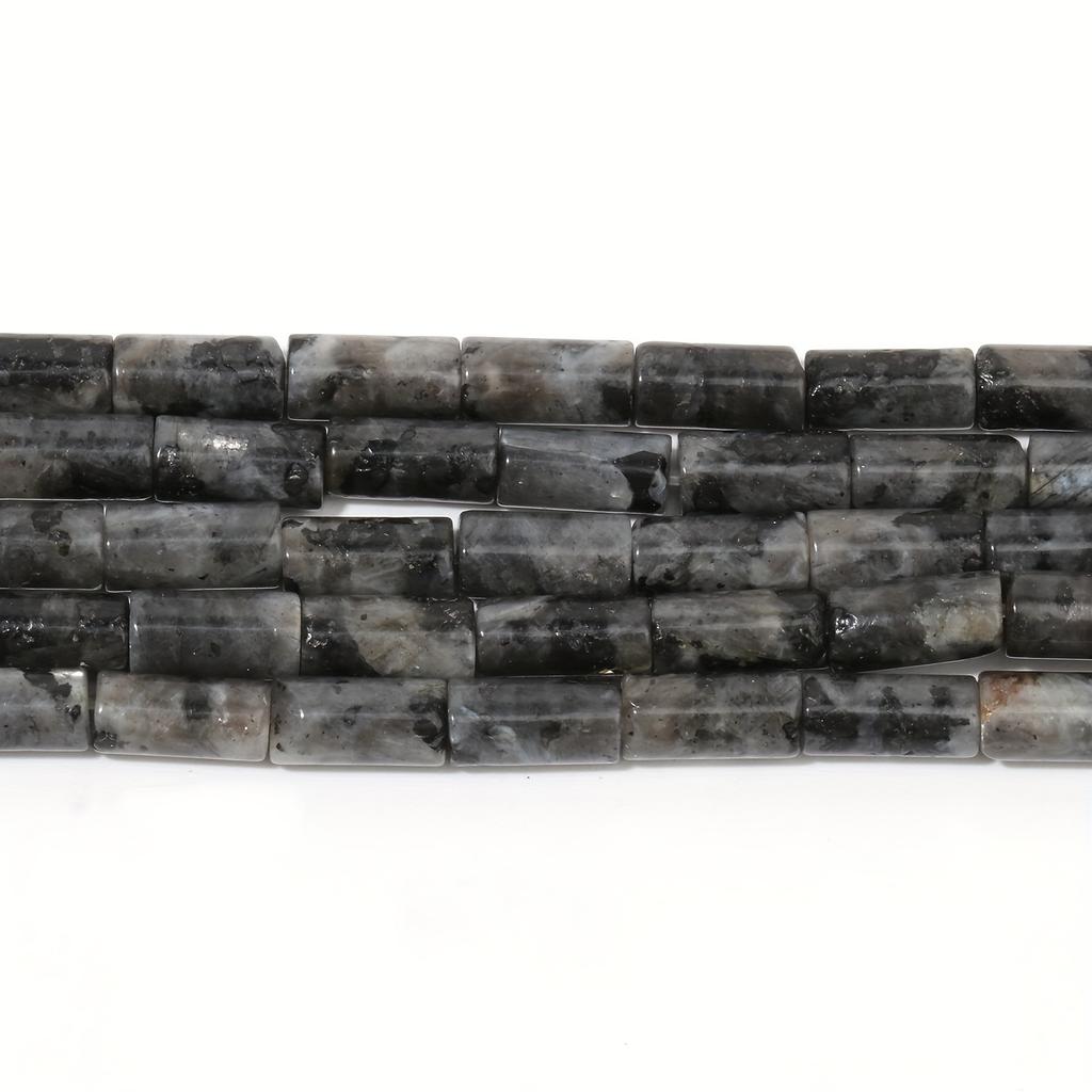 1 filo/sacchetto 9x4mm cilindrico nodo di bambù tubo tondo opale giada perline di pietra sciolte per realizzare collane e braccialetti fatti a mano fai da te