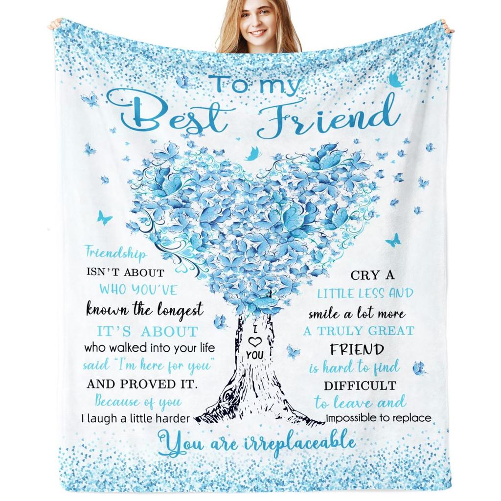 Friend Blanket Flannel Digital Print Blanket Lunch Break Blanket Birthday Christmas Gift