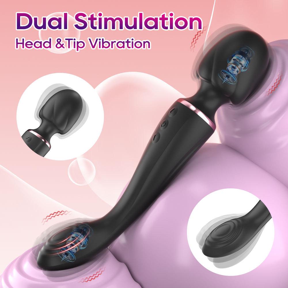 Dual-Head AV Vibrator for Women - Electric Clitoral Stimulator & Massager, Adult Intimate Product