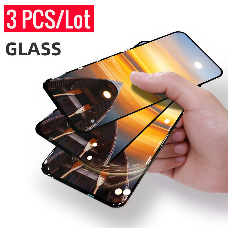 

3 шт. в партии XiaoMi Mi 10T 9T 9 Lite 8 A3 RedMi Note 9 9s 8 8t 8a 7 7a 6 6a 9a 9c 9at poco x3 Полное защитное стекло Защитная пленка для экрана из закаленного стекла