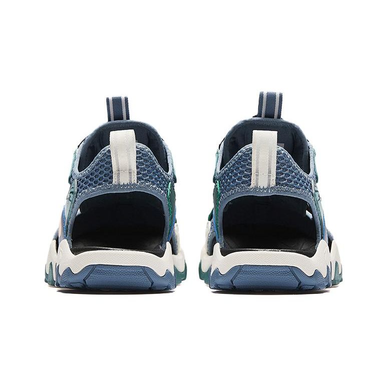 Anta Comfortable Versatile Rebound Breathable Kids Sandals Kids Sandals Blue Green White A312426909-1