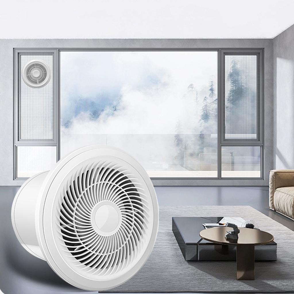 4Inch Exhaust Fan with Remote Control Low Noise Ventilation Fan Kitchen Window Airflows Air Cleaning Fan Enduring
