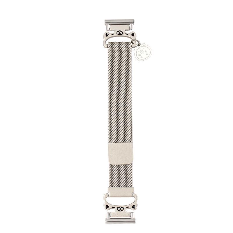 Leather Milan Magnetic Buckle Strap for Huawei Watch GT Series (GT6, GT5, GT4, GT3, GT2, GT5 Pro) - Women's Chain Style