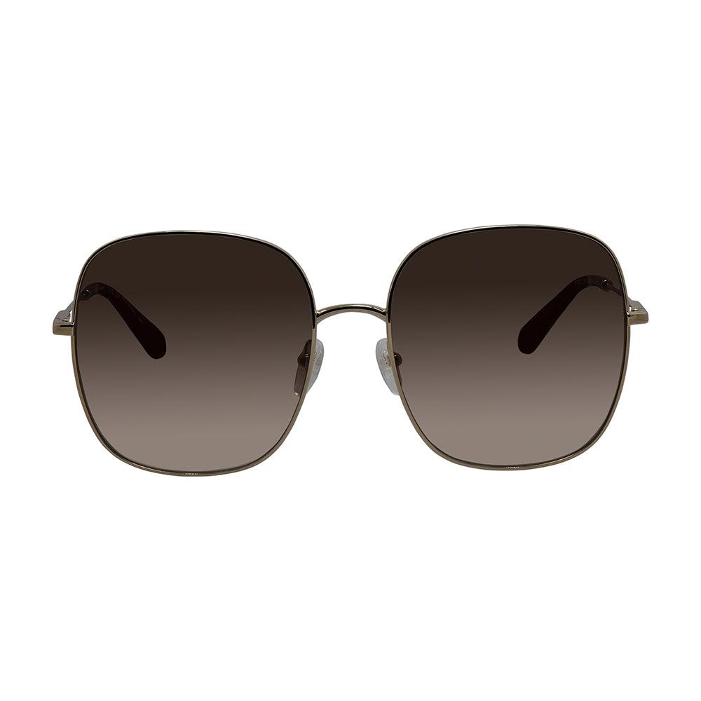 

Salvatore Ferragamo SF 300S 703 59mm Женские квадратные солнцезащитные очки коричневые