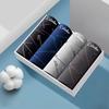 4pcs Men's Underwear Printed Four Cornered Pants Breathable Plus Size Men's Flat Cornered Pants Boxer Brief