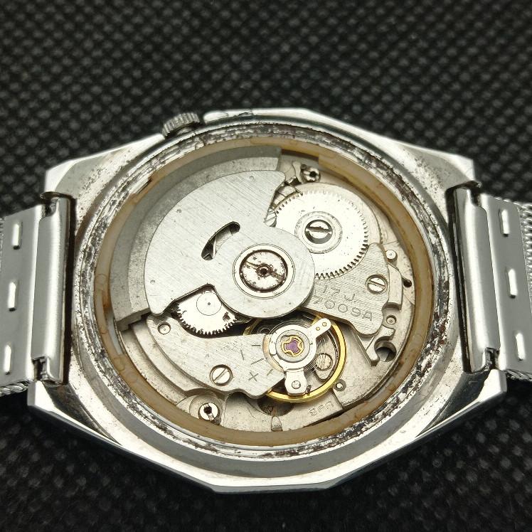 USED VINTAGE SEIKO 5 AUTOMATIC 7009A JAPAN MENS ORIGINAL DIAL WATCH A413521-2 SKU621b-a413521