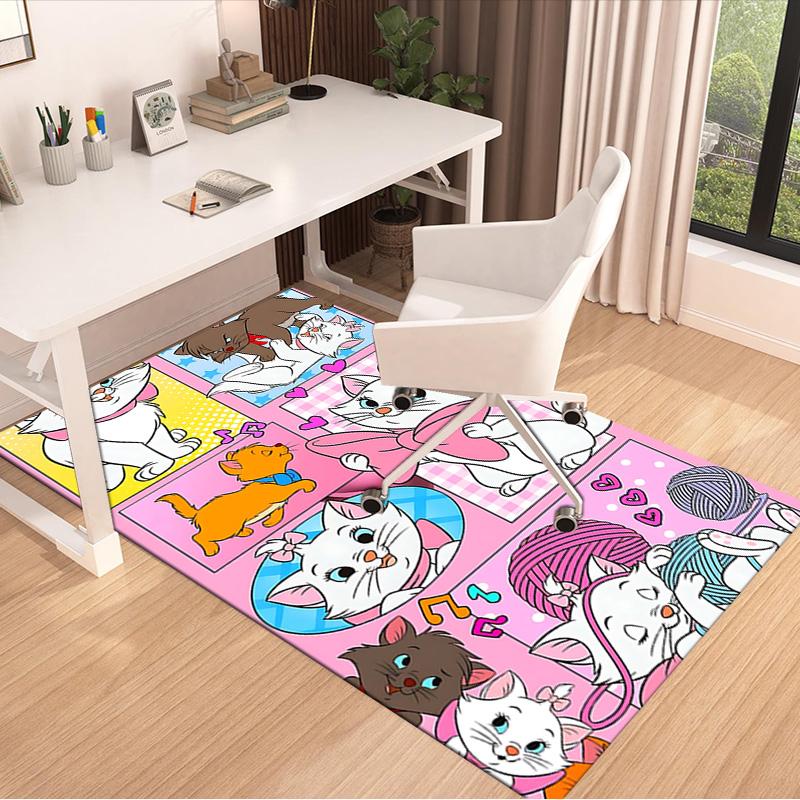 Artemis Cats Pink World Carpet For Playroom Bedroom Living Room Sofa Home Decorkids Game Area Rug Nonslip Floor Mat