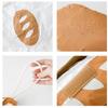 Nylon French Bread Foldable Shopping Bag Tote Bag Cartoon Eco Bag Funny   Snack