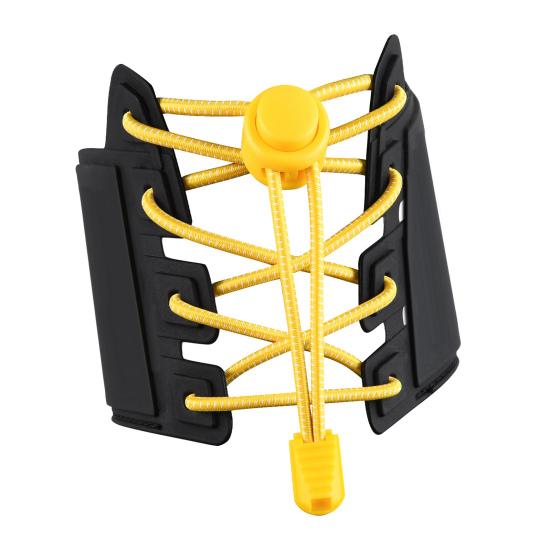 1 Set No Tie Shoelaces Elastic Heavy Duty Lock Adjustable Multi-colored Kids Adults