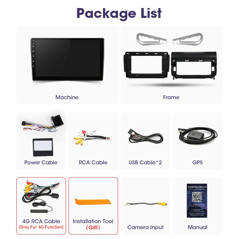 Android 12 Car Radio 10" For Peugeot 208 2008 2012 - 2018 2 Din Stereo Multimedia Video Player GPS 4G Wireless Carplay Auto DVD