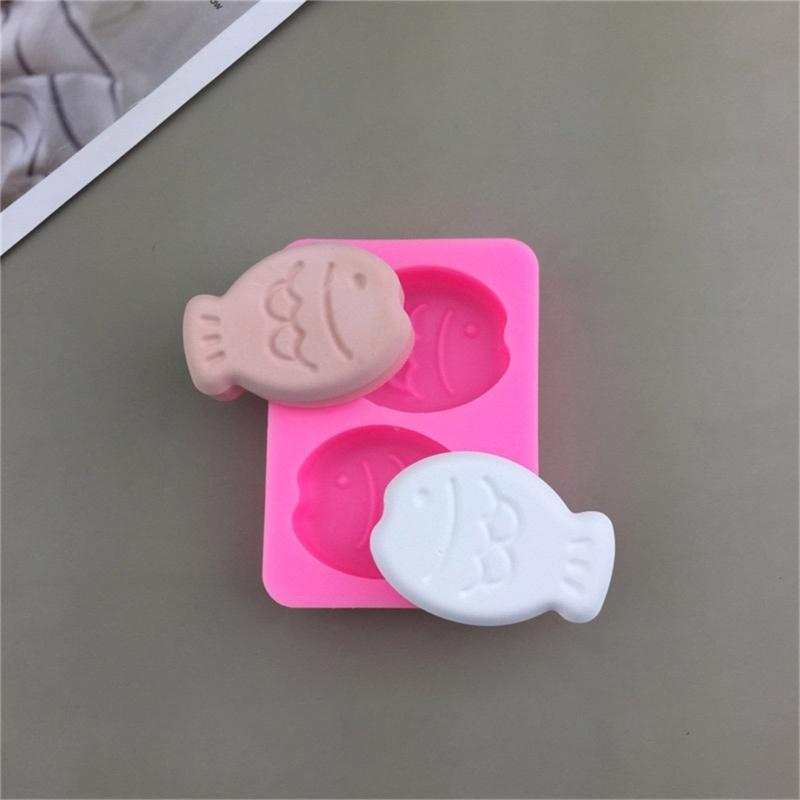 Silicone Candy Molds Baking Supplies Chocolate Molds Fish Shape Cake Decorating Tool Baking Molds DIY Fondant Molds