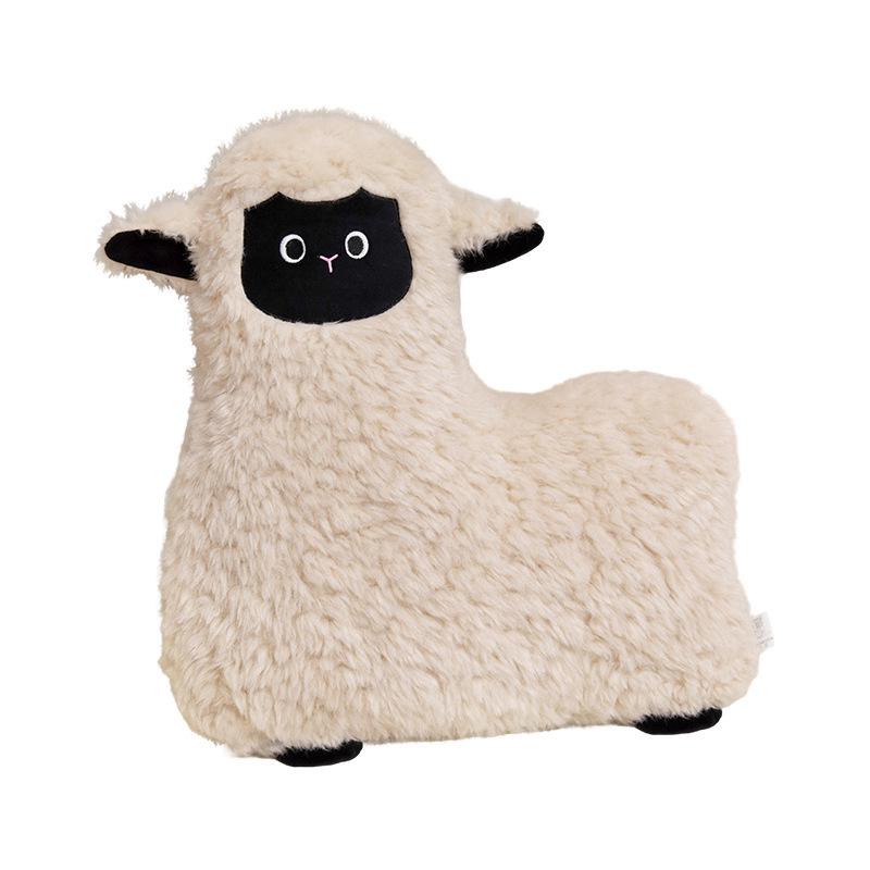 Roztomilý polštářek se ovečkou: Bederní opěrka a polštář na zdřímnutí v kanceláři na pohovku