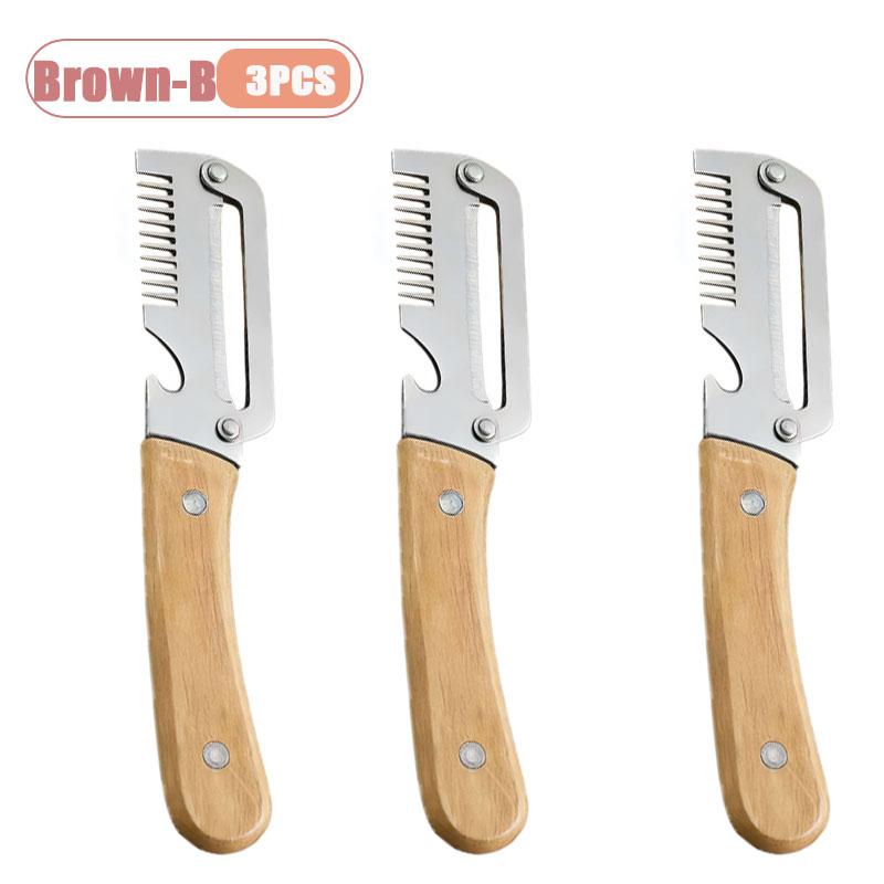 Multi Function Stainless Steel Vegetable Cutter Grater Slicer Peeler for Green Onion Ginger Julienne Opener Kitchen Tool