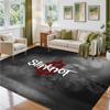 Slipknot Design Crystal Velvet Rug Soft Decorative Mat for Bedroom Entrance