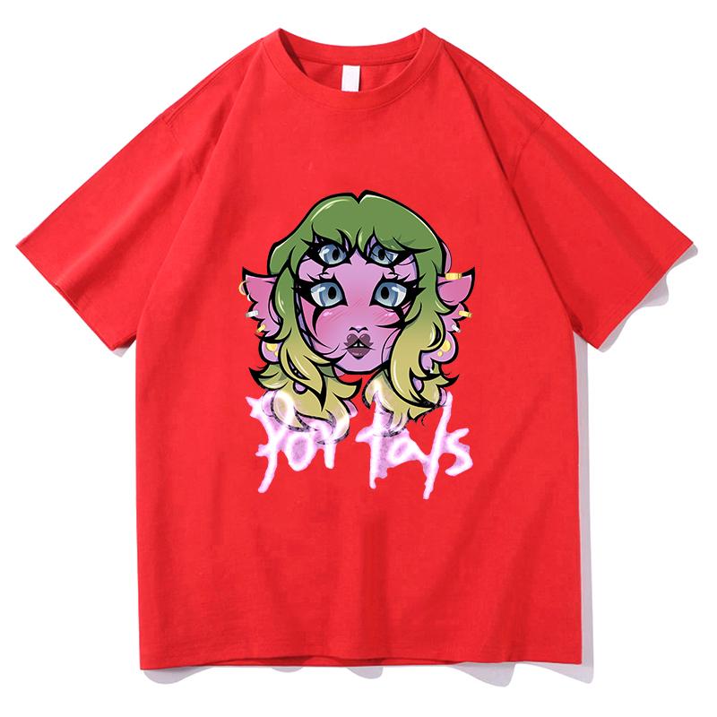 

Футболки Melanie Martinez Portals с рисунком из хлопка, уличная одежда с коротким рукавом, повседневные топы для взрослых, одежда унисекс, классические футболки, уличная одежда 4XL