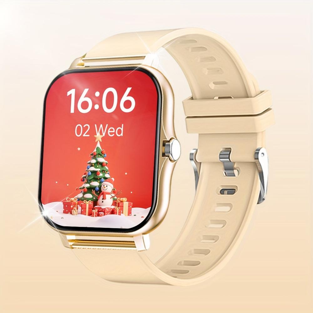 

Умные часы с поддержкой беспроводных звонков, оповещений о сообщениях, будильников, пробуждения на запястье - фитнес-трекер и монитор активности